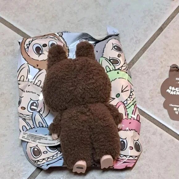 Pop Mart - Labubu- Exciting Macaron -The Monsters-Chestnut Cocoa